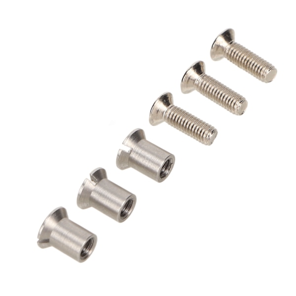 3 stk Trident skruesæt Universal 10,5 tommer X 1/4 tommer NAB Hub Optagehjulsskruesæt til 3M til RMGI til TEAC til Ampex
