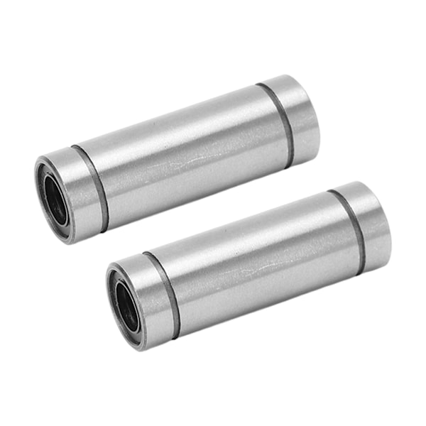 2PCS Cylinder Linear Motion Ball Bearing Nickel Plated Surface Linear Rail Guide Accessories för 3D-skrivare