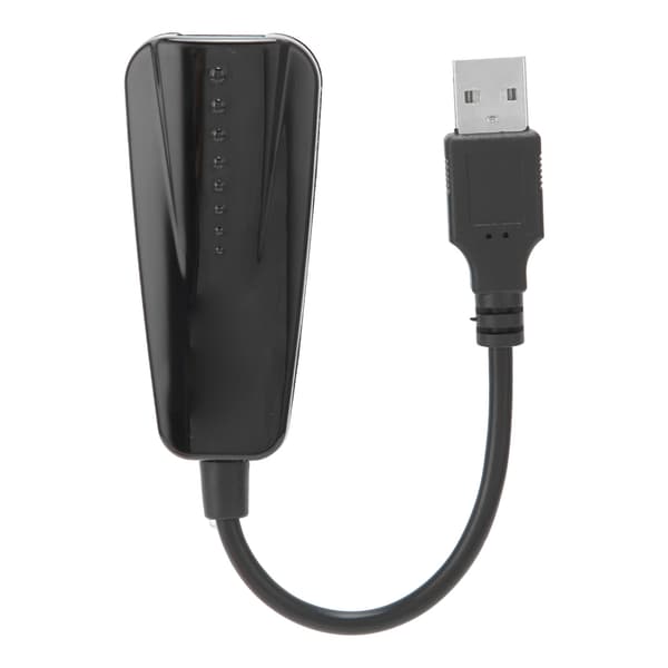 USB til Ethernet-adapter USB 2.0 til 10/100 Mbps Pluggbar LAN Nettverksadapter Kompatibel for Windows for Linux for OS X