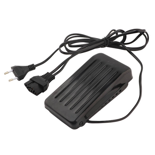 Husholdningsmotor for gammel symaskin CCW fotkontrollpedal Karbonbørstebeltesett EU-plugg 220V