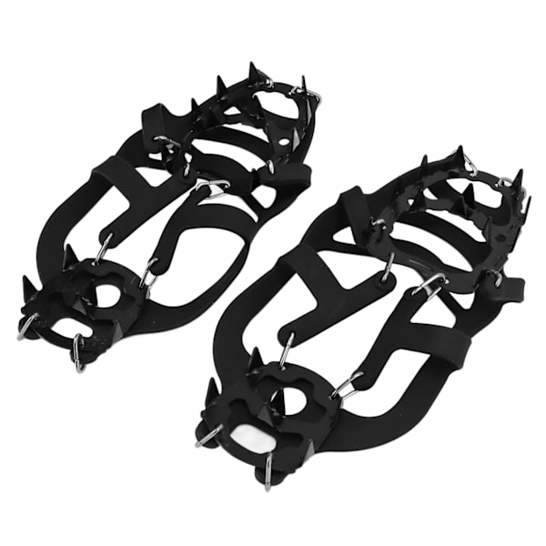 18 Spikes Crampons Walk Traction Ice Snow Grip Cleats for Hiking Walking Climbing