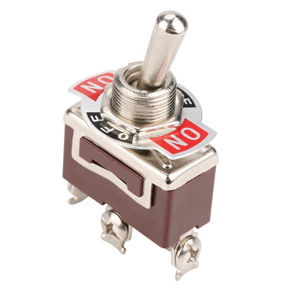 5 stk. ONOFFON 3-positions vippekontakt 3 ben 12 mm 15A 250VAC
