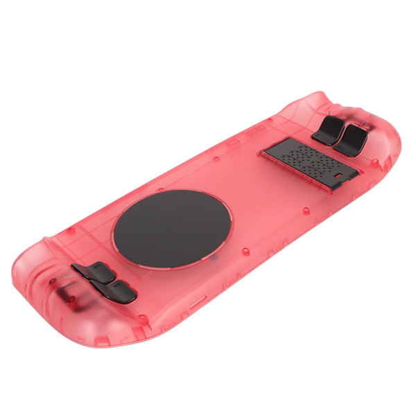 för Steam Deck Bakplatta Värmeavledning DIY Ersättning Skal Fodral Extern Halvledarkylning för Steam Deck Rosa Transparent Fodral