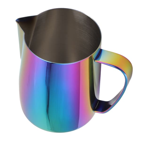 670 ml farverig mælkeskummerkande 304 rustfrit stål Latte Art kaffedamperkop
