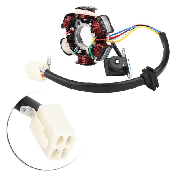 6-spole 5-leder Magneto Stator Coil passer til 50cc 70cc 90cc 110cc 125cc ATV Go Kart