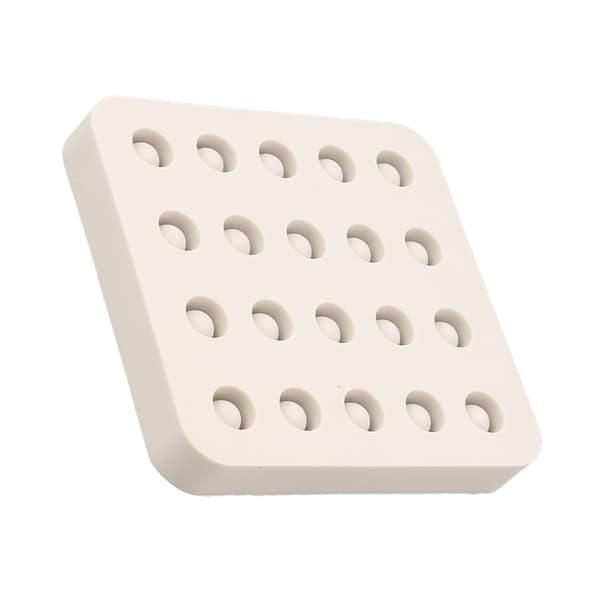 Voks Dronning Podekopper Silikonform Birøkt Bivoks Dronningcellekopper Lagingsform 4 Rader 96x92x14mm