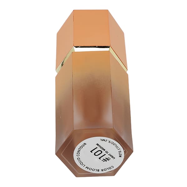 Bronzer Contour Liquid Shading Blendable Long Lasting Moisturizing Makeup Liquid Bronzer med pudeapplikator