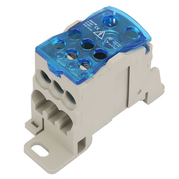 Din Rail Kopplingsplint Distributionslåda Elektrisk Trådanslutning Universal Strömfördelningslåda A
