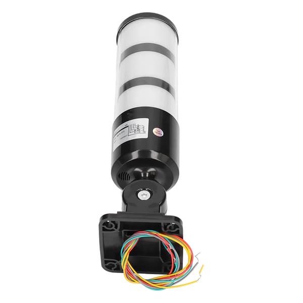BERM 3-lags LED Signallystårn Foldbar Industriel Advarselslampe Konstant Belysning 12-24VDC Universal