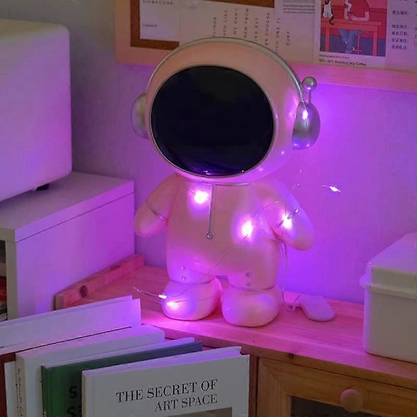 Astronaut Spargris Myntbank Rymdman Spargris Astronaut Figurin Dekor Skrivbords Skulptur Staty