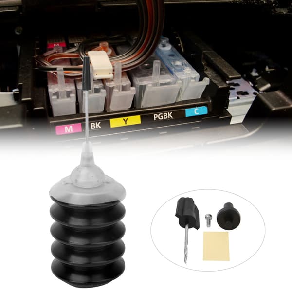 30 ml til Canon/Lexmark/Lenovo printerpatron genopfyldningsblæk (sort)