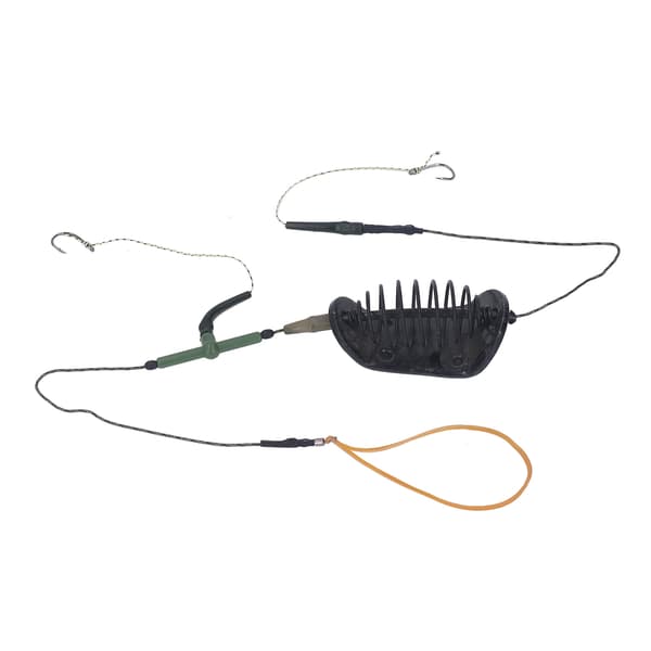 Fiskekrok Stark Power Bite Cage Effektiv Havsfiskekrok med Metallsänke för Karp 50g / 1.8oz