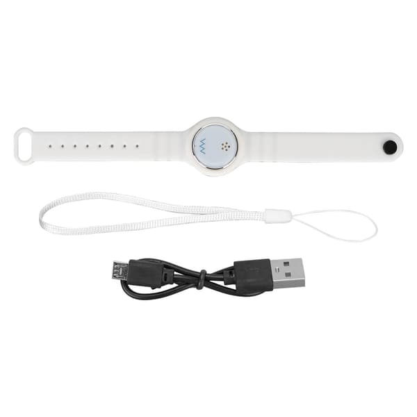 W8 Bluetooth Locator Realtids Bærbar 5V/1A Intelligent Tovejs Item Finder til Android Hvid