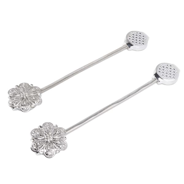 2 st kristallgardin magnetisk uppbindning rostfritt stål elegant blomgardinklämmor spänne för vardagsrum sovrum