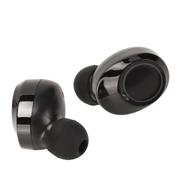 Bluetooth Trådlösa Hörlurar Brusreducering Digital Display Touch Control Bluetooth Stereo Hörlurar med Laddningsfodral