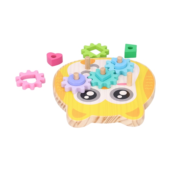 Barnas girbyggeklosser Matchende spill Kid Wooden Blocks Shape Sorting pedagogisk leketøy#2