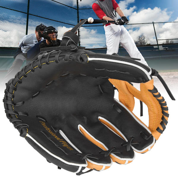Ulkoilulajien harjoitteluun tarkoitetut paksut baseball-hanskat lapsille ja aikuisille, pehmeäpalloharjoitteluvälineet, 11,5 tuumaa