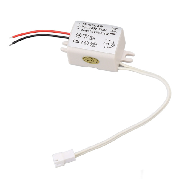 LED-drivrutnätdel DC12V 3W Kompakt överspänningsskydd för LED-remsor LED-lampor Industriella lampor