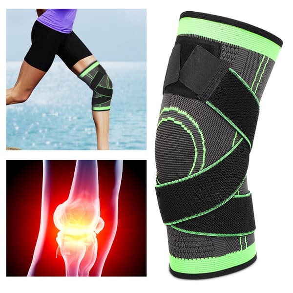 Utomhus Sport Kompression Knäskydd Andningsbart Knäskydd Fitness Knäskydd
