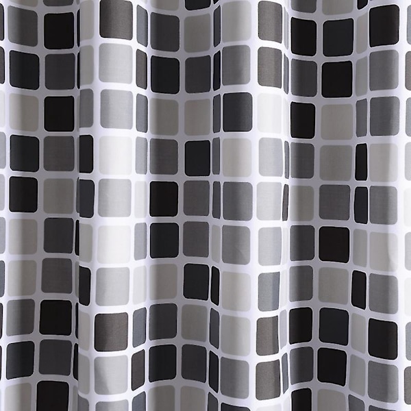 1 st duschdraperi Snygg Elegant Mosaik Mönster Polyester Tyg Mögelbeständig Vattentät Badgardin, 180x180cm