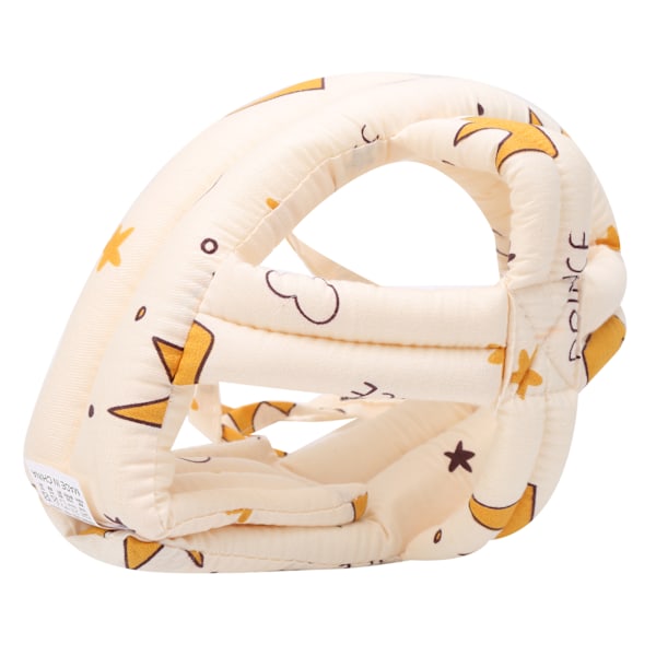 Baby Cloth Protective Cap Comfortable AntiCollision Toddler Learn to Walk Head Protection(Light Salmon Color )