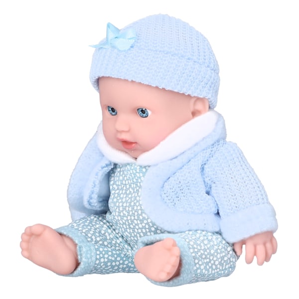 8 tum ljus hudton baby simulering docka lek hus mode återfödd baby docka leksaker(Q8G-001 )
