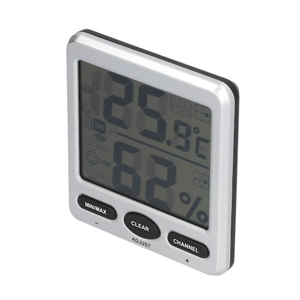 Trådløst termometer hygrometer digital temperatur fugtighedsmonitor til indendørs udendørs babyværelse(TSWS07C1)