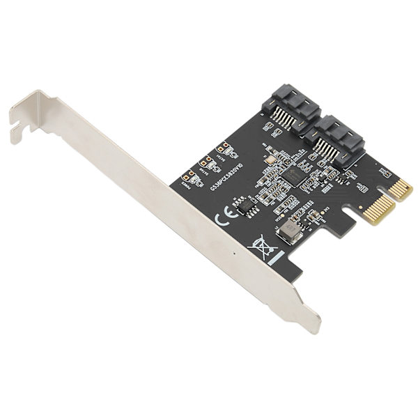 PCIE till SATA expansionskort 6 Gbps stabil prestanda PCIE till 2 SATA3.0 expansionskort för stationär dator