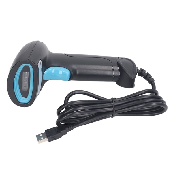 1D Strichcode-Scanner, hohe Genauigkeit, schnelle Dekodierung, ergonomisch, USB-Kabel, 1D Strichcodeleser für Supermarkt und Lager