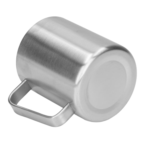 Rustfrit Stålkop 300ml Kapacitet Dobbelt Lag Ergonomisk Design Tekstur Med Håndtag Kaffe Krus