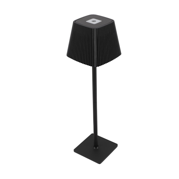 Sladdlös bordslampa 3 färger steglös dimning 4000mAh dekorativ uppladdningsbar skrivbordslampa för sovrum kontor café svart