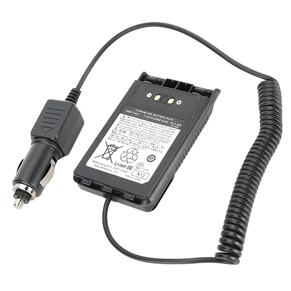 SBR14LI Biloplader Køretøjsmonteret Radio WalkieTalkie Batteri Eliminator Eliminering