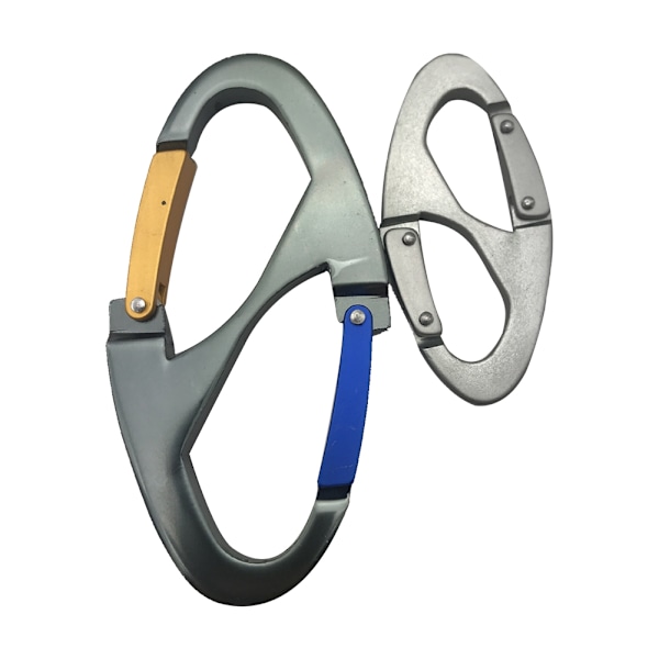 Aluminiumlegering Utomhus Bergsklättring Karabiner Multifunktionellt Säkert Låsspänne