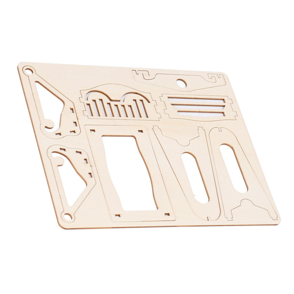 Puinen palapeli keinu lelu hauska opettavainen 3D DIY puinen askartelusetti pojille tytöille aikuisille lapsille