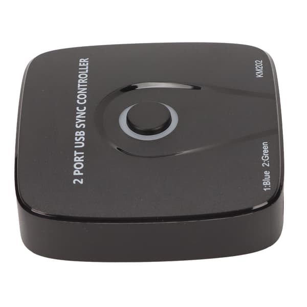 2 i 1 USB Switch Selector Multifunktionel Stabil Transmission KM USB Sync Switch Controller USB Delingsswitch