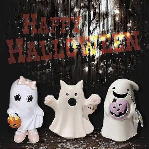 Goblin Ghost-figur i resin - Perfekt Halloween-festdekorasjon og topp til hjemmepumpe