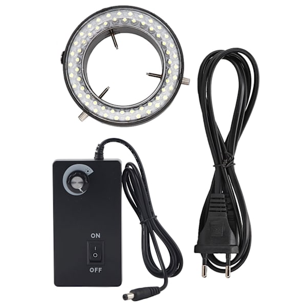 Ringlys stereomikroskoplampe for reparasjon av smykker (EU 220V)