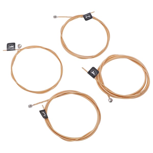 4 stk. basstreng metal G D A E 4 toner instrument tilbehørssæt til udskiftning