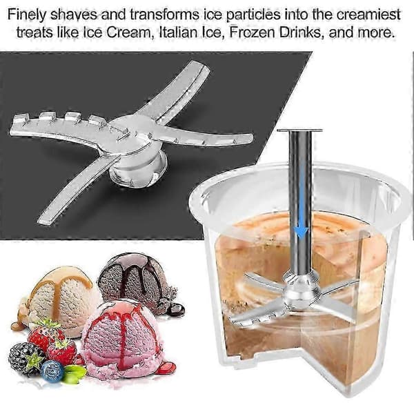 Blade Replacement Accessories for Creami Deluxe NC501 Series Ice Cream Makers, Creami Replacement Parts