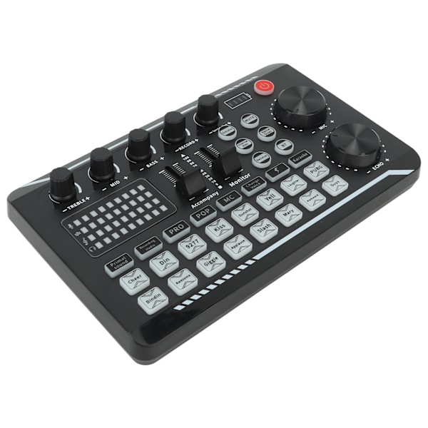 Live Sound Card Bluetooth brusreducering röstväxlare ljudmixer podcastutrustning för streaming podcasting spel