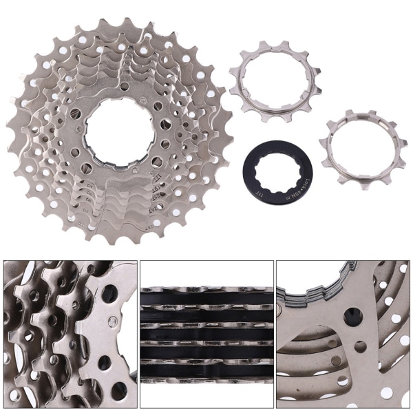 8/9/10/11 Speed ​​11-28T Road Bike Freewheel Cassette Sprocket Cykelbyte Tillbehör 8S 11-28T