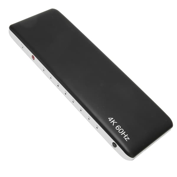 HD Multimedia Interface 2.0 Switch 7 in 1 ut HDCP 2.2 Stöd 4K 60Hz UHD 3D Video Switcher Selector 100‑240V UK-kontakt