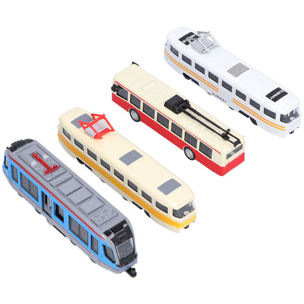Nopea rautatiebussimalli Vetäytyvä ajoneuvokeräilymalli lelu lapsille (B-ryhmä)