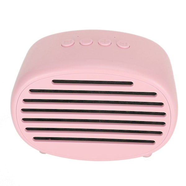 W2 Trådlös Bluetooth Bärbar Musik Högtalare Macaron Retro Fashion USB Subwoofer Rosa