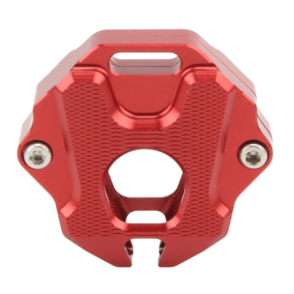 Motorcykel Nøgleskal CNC Metal Solid Stilfuld Perfekt Pasform Erstatning til CB650R CBR650R 2020+ (Rød)