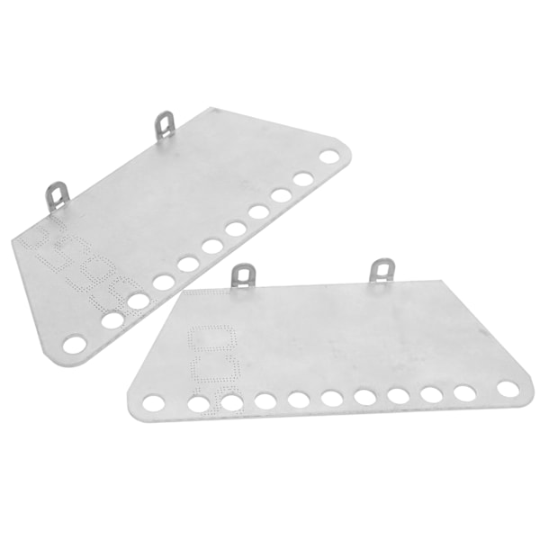 1 par/set fjärrkontroll bil metall sidopedaler stegbräda fotbräda för MN 1/12 D90 RC