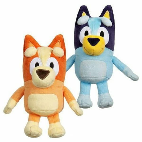 Bluey 2-pack 28 cm Plyschset för barn i åldrarna 3-8 år