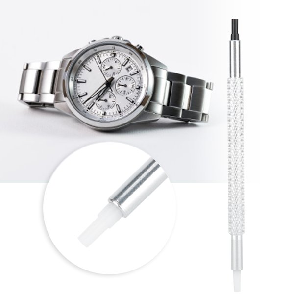 7404 Double Head Watch Hand Pressers Watch Repairng Tool for Watchmakers Silver