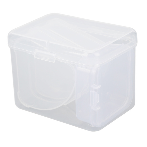 4 stk. Makeup Puff Svamp Holder Etui Forskellig Form Transparent Bærbar Vandtæt Puff Beskyttende Beholder
