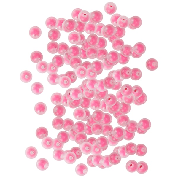 Hartsihelmet DIY käsintehtyjen korujen valmistustarvikkeet Ranneremateriaalin lisävarusteet 8mm MFrosted Rose Red